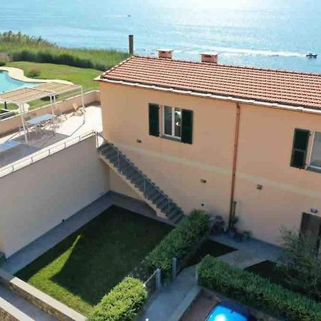 Incanto Sul Mare Con Enorme Terrazza E Piscina แชร์โว ภายนอก รูปภาพ