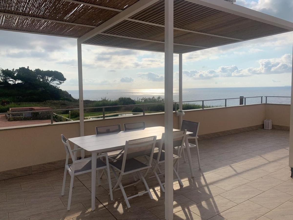 Incanto Sul Mare Con Enorme Terrazza E Piscina แชร์โว ภายนอก รูปภาพ