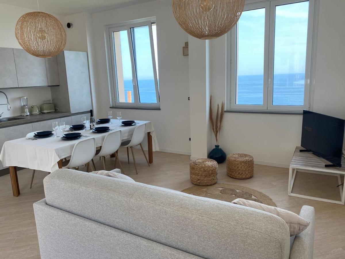 Incanto Sul Mare Con Enorme Terrazza E Piscina แชร์โว ภายนอก รูปภาพ